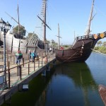 die Santa Maria, eines der 3 Boote mit denen Kolumbus vor 500 Jahren Amerika entdeckt hat (Nachbau)